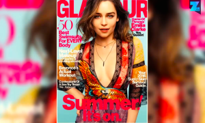 Emilia Clarke en "Glamour"