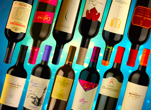 Botellas de Malbec