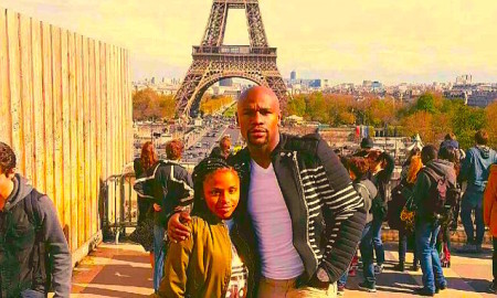 Mayweather con su hija