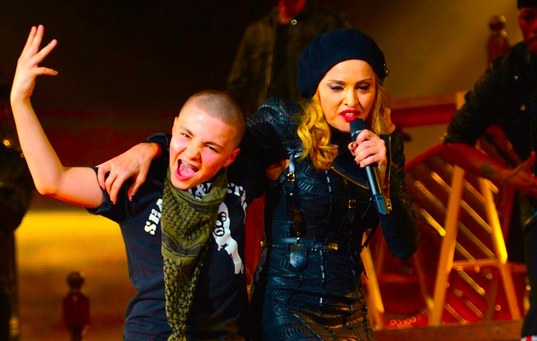 Madonna y su hijo Rocco