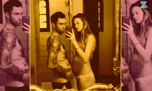 Adam Levine y su esposa