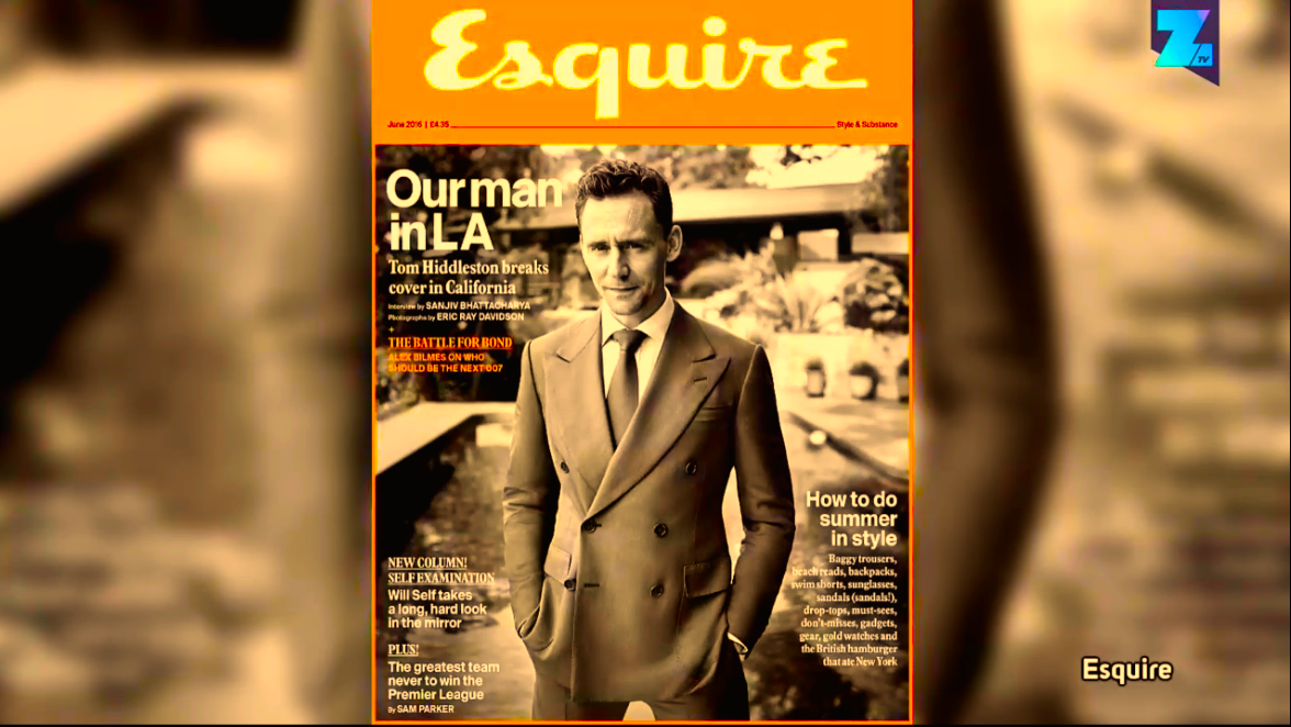 Tom Hiddleston en Esquire.