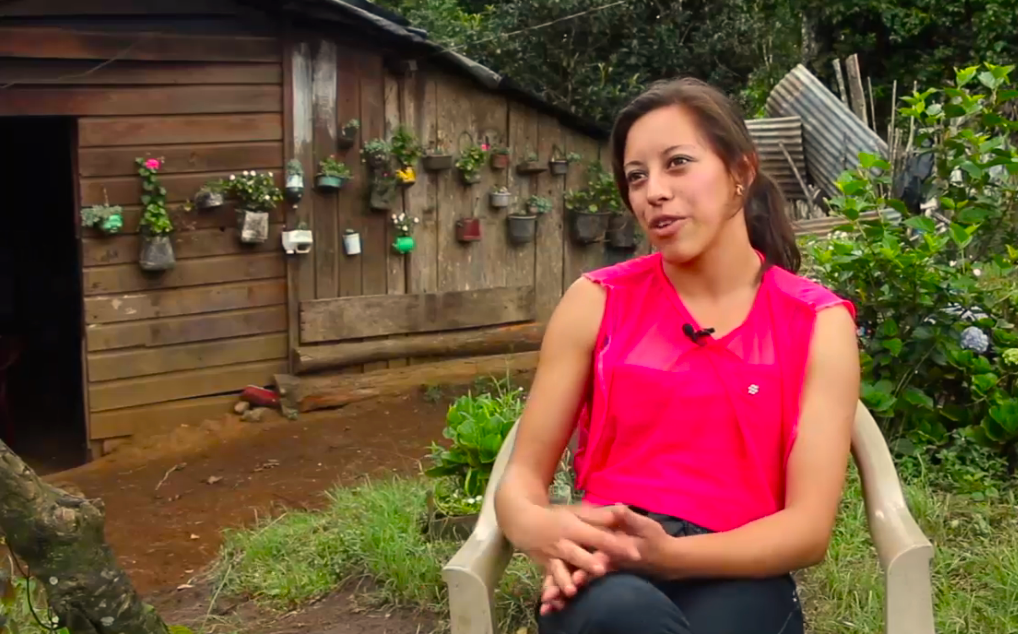 Guadalupe, adolescente periodista nicaragüense