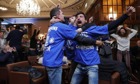 Alegría en pub de Leicester