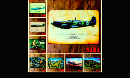 Póster de colección de aviones