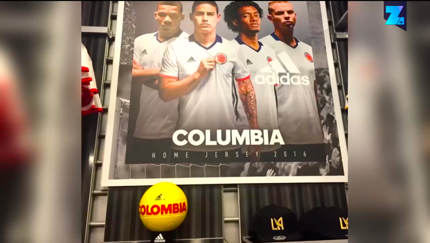 Póster de Adidas con Columbia.