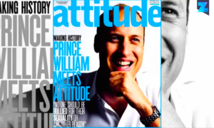 Príncipe William en la portada de Attitude