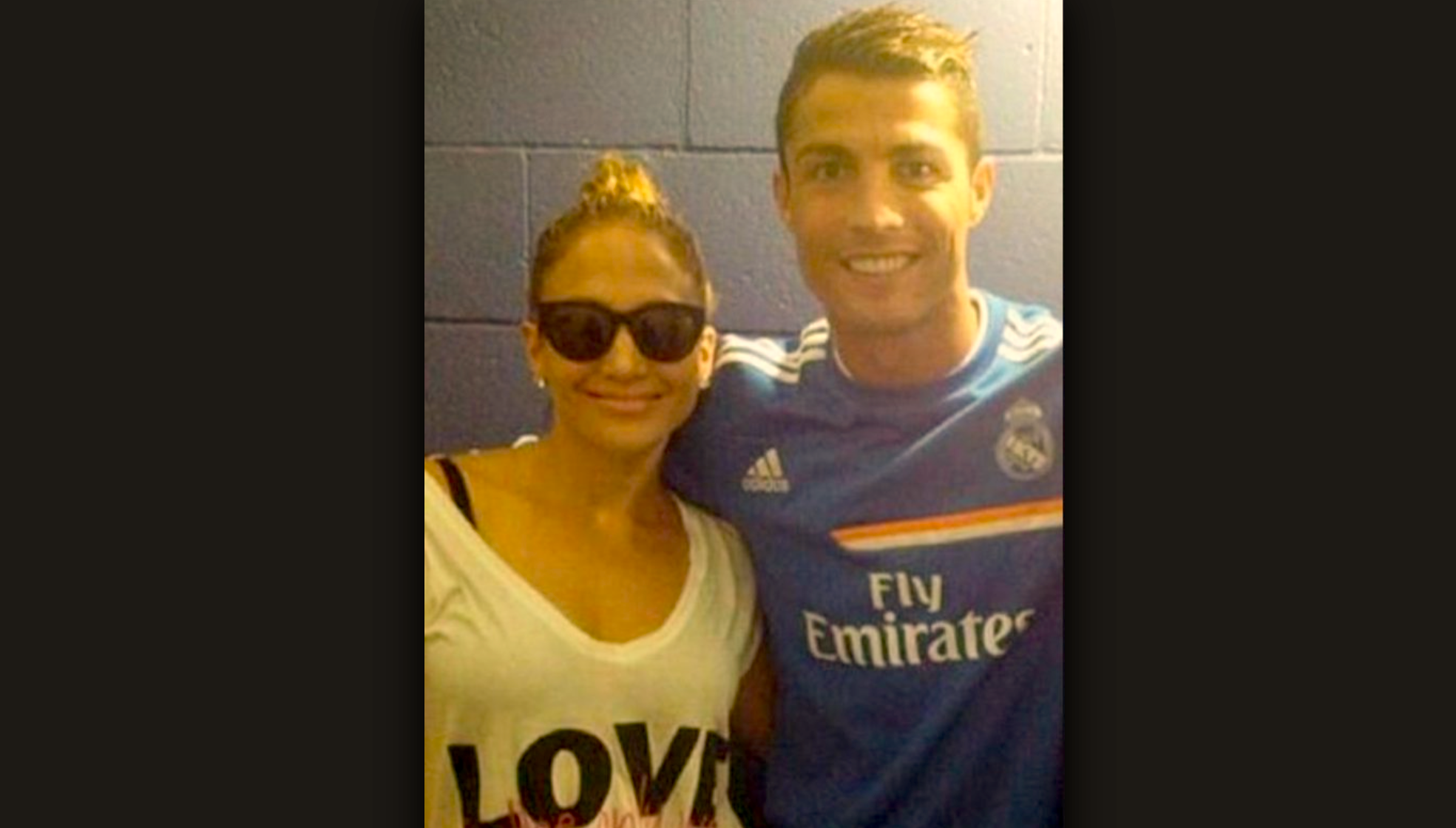 Ronaldo y Jennifer Lopez