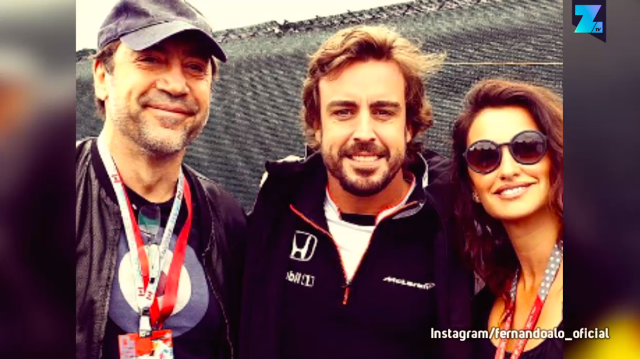 Bardem Y Penélope con Alonso