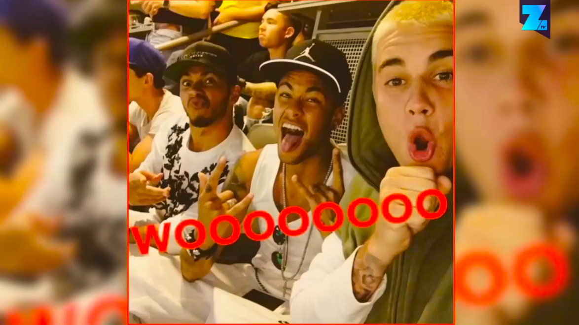 Justin y Neymar en Internet