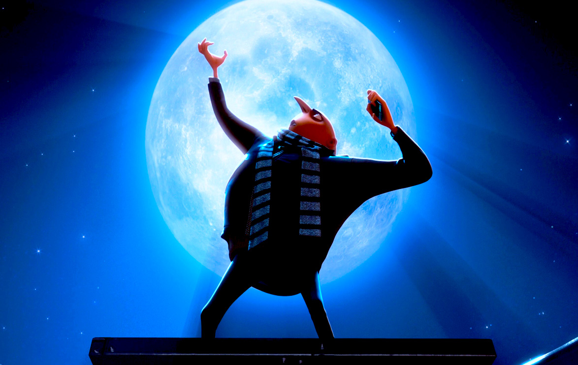 Gru with a moon - ¡Vivan Los Dibujos!