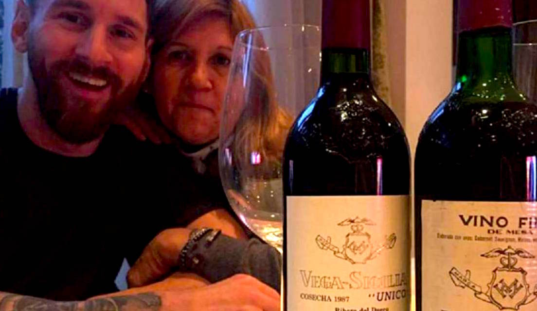 messi vega sicilia - Messi Bebe El Mejor Vino Del Mundo