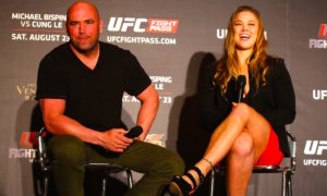 DANA Y RONDA 300x180 - Dana White: 'No Creo Que Ronda Vuelva a Pelear'