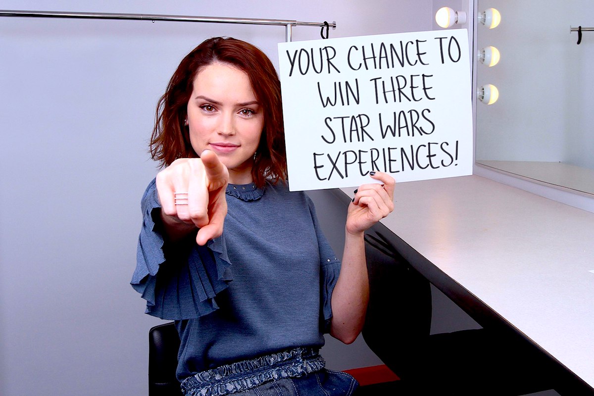 daisy ridley week 1 star wars press release1 - ¿Quiéres Aparecer En Star Wars?