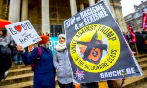 Protestas anti inmigracion bruselas 300x180 - ¿Por Qué Bruselas Recibió Tan Mal a Trump?