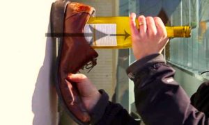 VINO Y ZAPATO 300x180 - ¿Cómo Abrir El Vino Con Un Zapato?