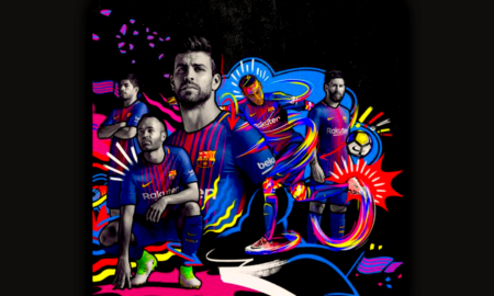 barca camisetas 450x270 - Así Son Las Nuevas Camisetas Del Barça