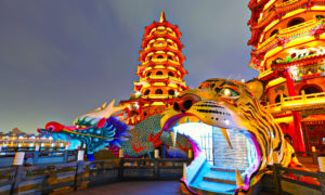 dragon tiger pagodas kaohsiung taiwan 300x180 - Taiwán, Clave De Asia