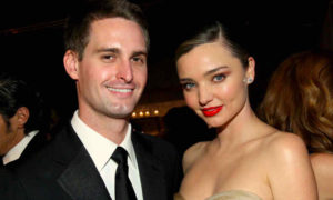 evan spiegel miranda kerr 300x180 - Miranda Kerr Se Casó Con Spiegel