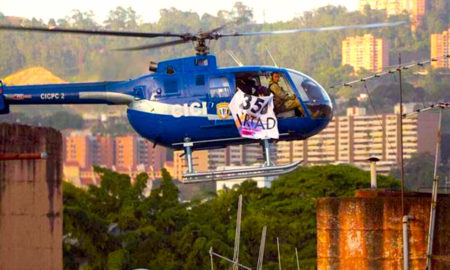 HELICOPTERO 450x270 - Helicóptero Ataca La Corte Suprema de Venezuela