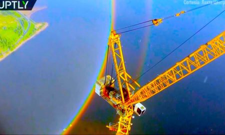 arcoiris 450x270 - Increíble Fenómeno Natural: ¡Un Arcoíris Circular!