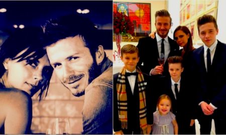 david y victoria 450x270 - Aniversario De Los Beckham y Beso a Su Hija