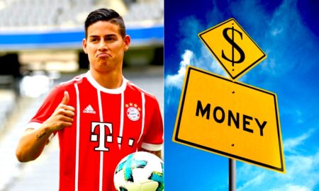 james money 450x270 - Camisetas A 100€: Comenzó La Jamesmanía En Alemania