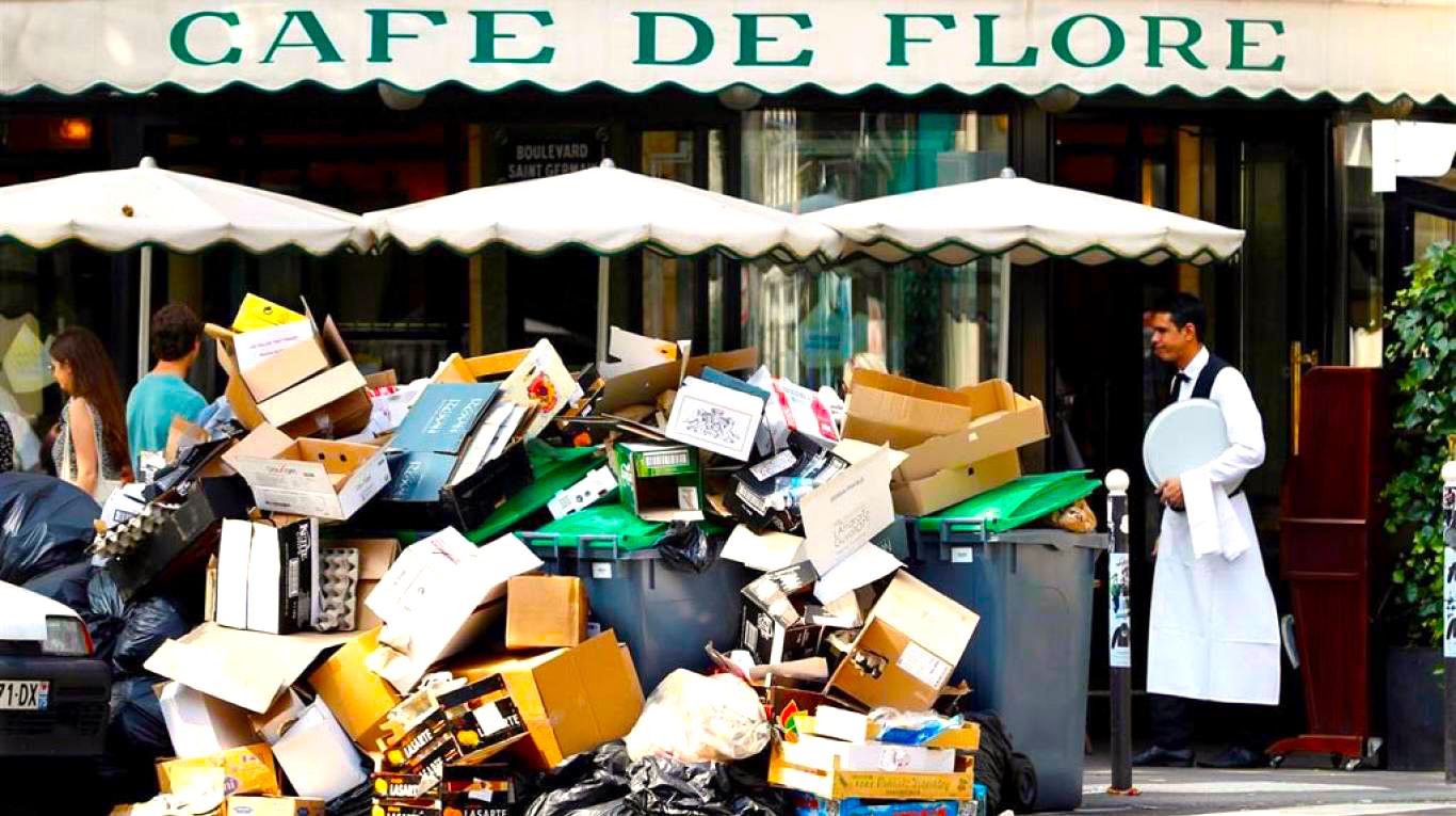 paris basura9 - Toneladas De Desperdicio En La "Ciudad Del Amor"