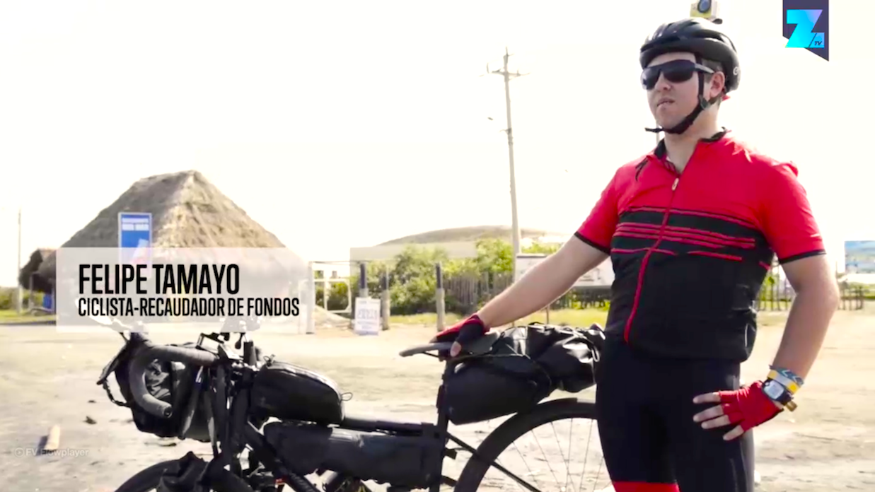 cliclista tamayo - El Derecho a La Educación En Las Manos De Un Ciclista