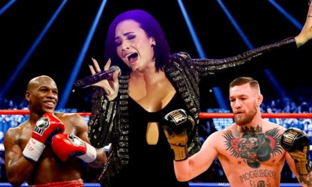 demi boxeo 450x270 - Demi Lovato, La Reina Del McGregor Vs. Mayweather