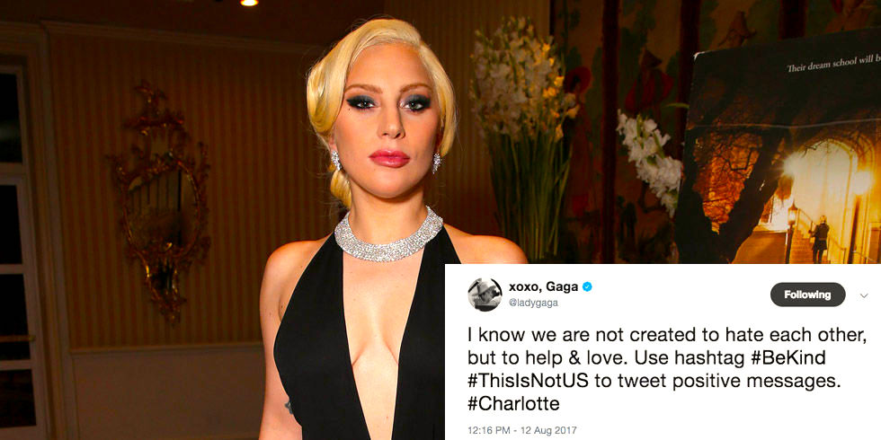 gaga racism - Celebridades Reaccionan a La Violencia Ultraderechista