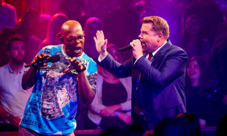 jackson and corden 450x270 - Samuel L. Jackson Destruye A James Corden Rapeando