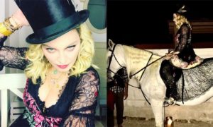 madonna  300x180 - Madonna, Eclipsada Por Un Caballo En Su 59 Cumpleaños