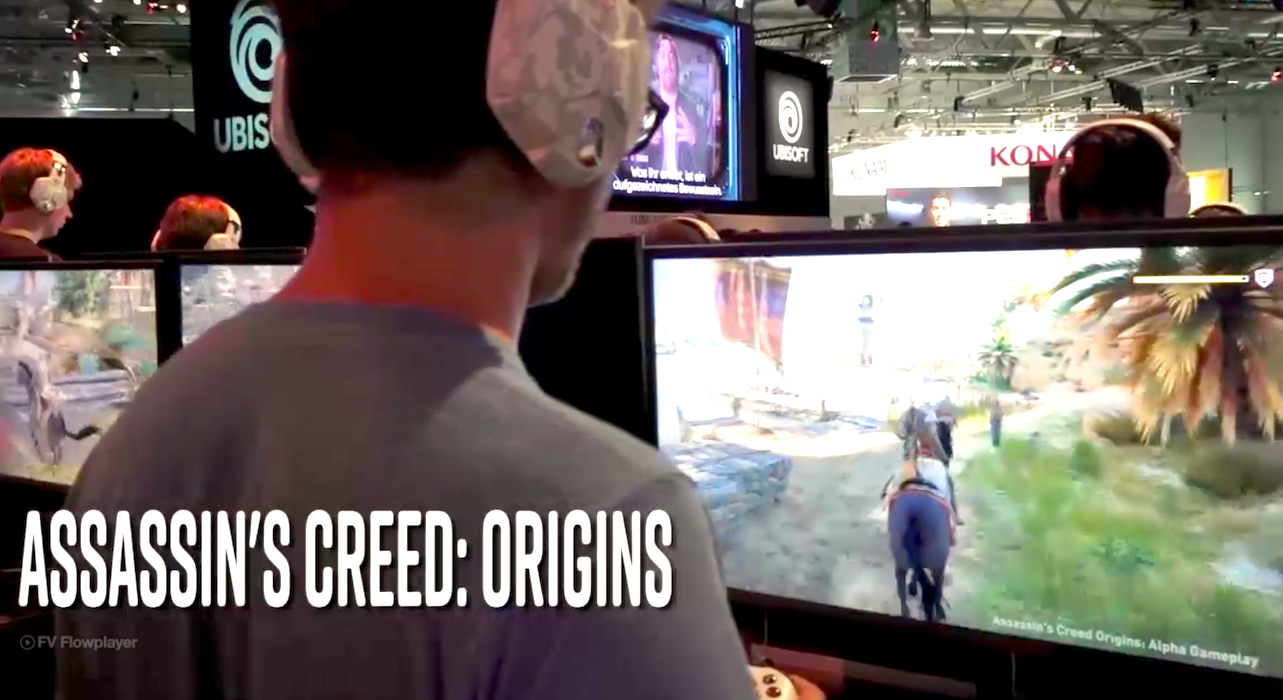 merkel asassins creed - Gamescom 2017: Merkel y Assassin's Creed