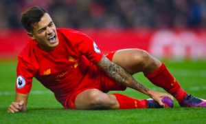 skysports coutinho liverpool sunderland injured injury 3840350 300x180 - Era Puro Teatro: Coutinho Sin Lesión y Se Va Al Barça