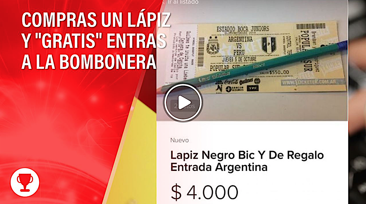 BOMBONERA - Compras Un Lápiz y Entras En La Bombonera