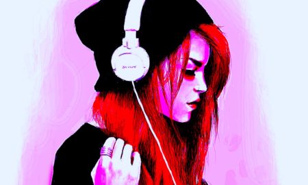 Red hair girl headphones listen music art drawing 3840x2160 450x270 - Las Mejores 10 Canciones De La Semana