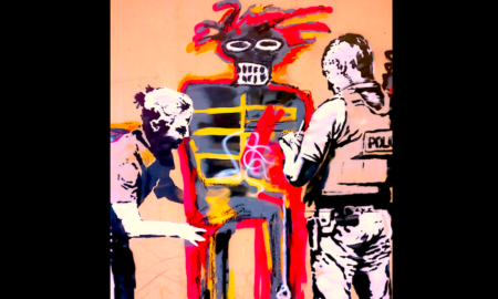 bansky 450x270 - Bansky Aparece Por Basquiat