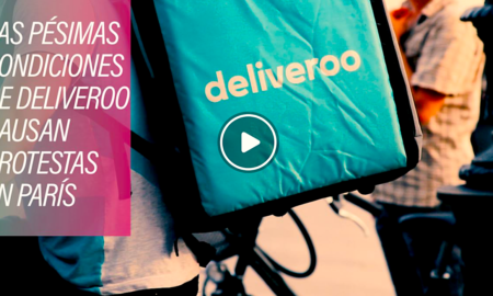 deliveroo 450x270 - París: Sueldos Miserables De Deliveroo Causan Protestas