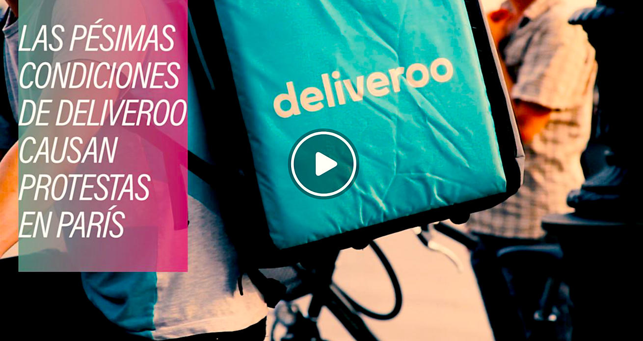 deliveroo - París: Sueldos Miserables De Deliveroo Causan Protestas