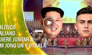 dybala kim jong 300x180 - Un Político Italiano Quiere Llevar A Dybala A Kim Jong