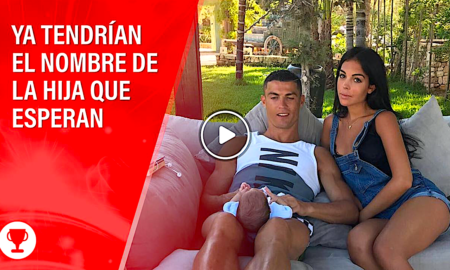 ronaldo y georgina 450x270 - Revelan El Nombre De La Hija De CR7 y Georgina