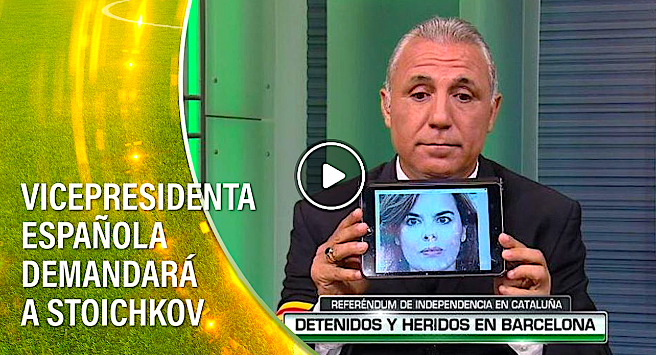 IDIOTA STOICHOV - La Vicepresidenta De España Demandará A Stoichkov