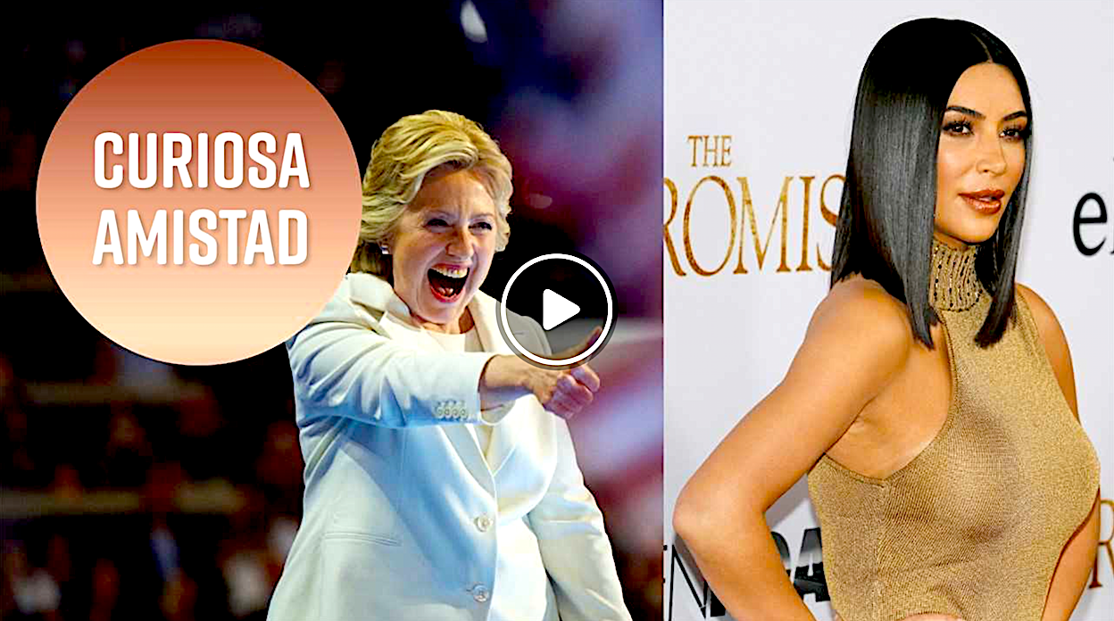 KIM Y HILLARY - ¡Kim Kardashian y Hillary Clinton Son Grandes Amigas!