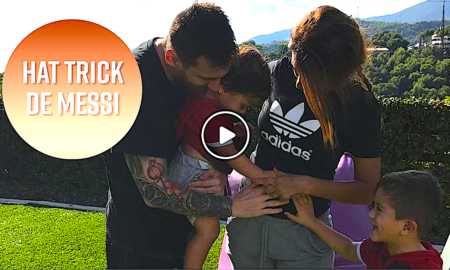 MESSI TRI PAPA 450x270 - Hat Trick De Messi: ¡Será Padre Por 3ra Vez!