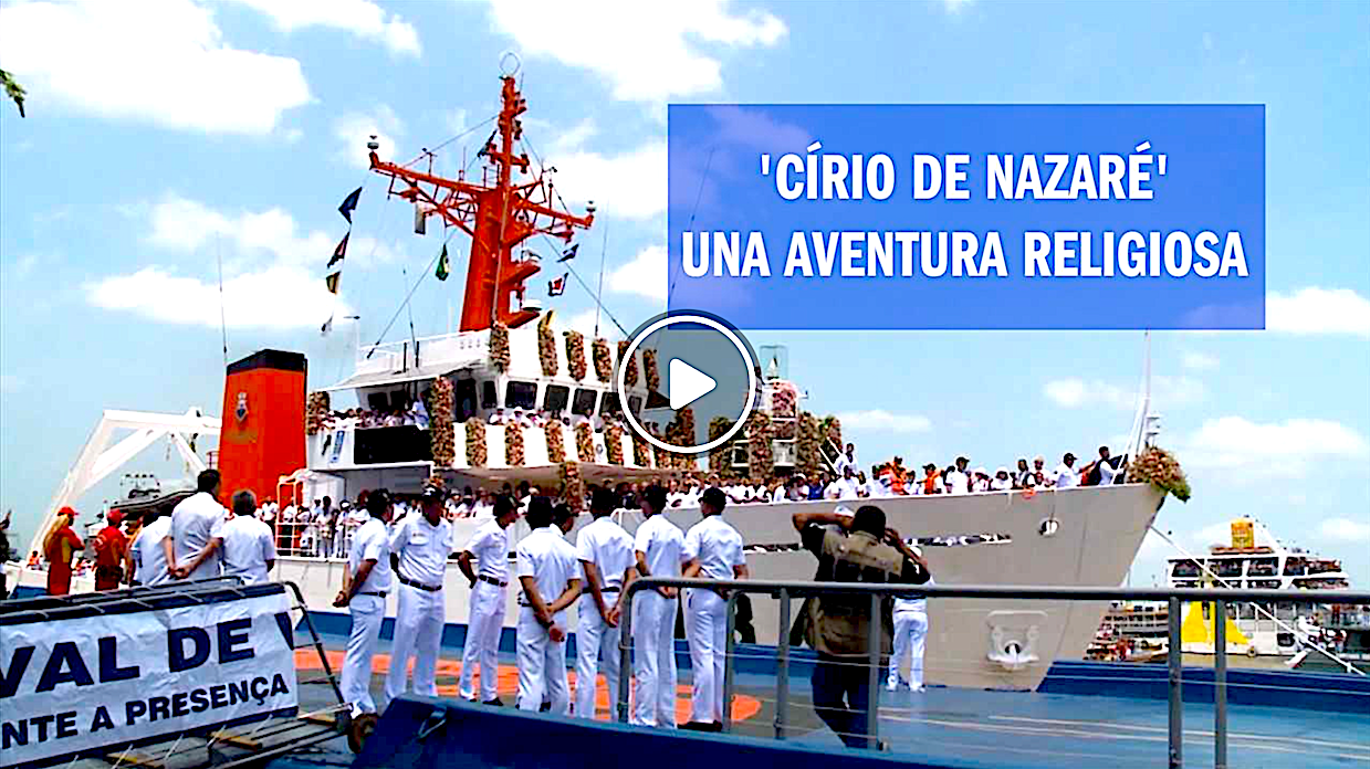 NAZARE - 50.000 Personas y 500 Barcos Reafirman La Fe De Brasil