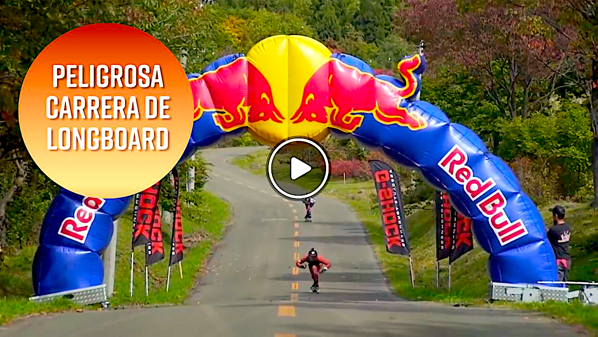 RED BULL - Excitante Carrera De 'Longboard' En Japón