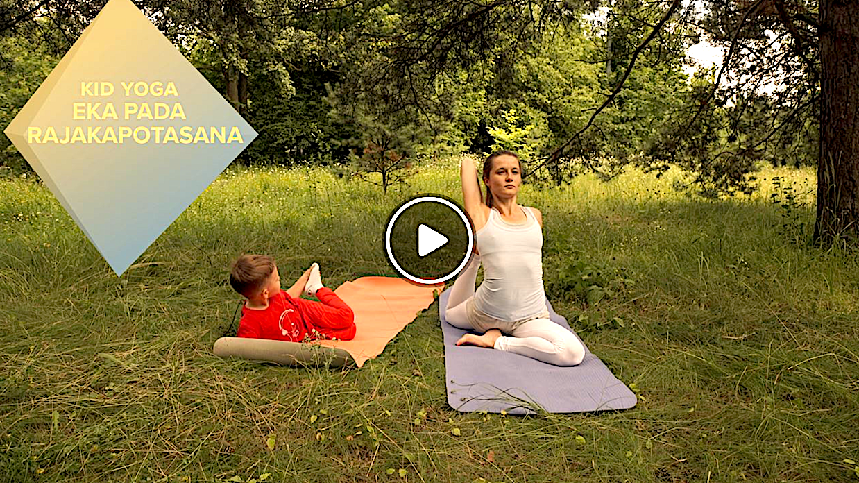 YOGA - Yoga Para Niños: Eka Pada Rajakapotasana