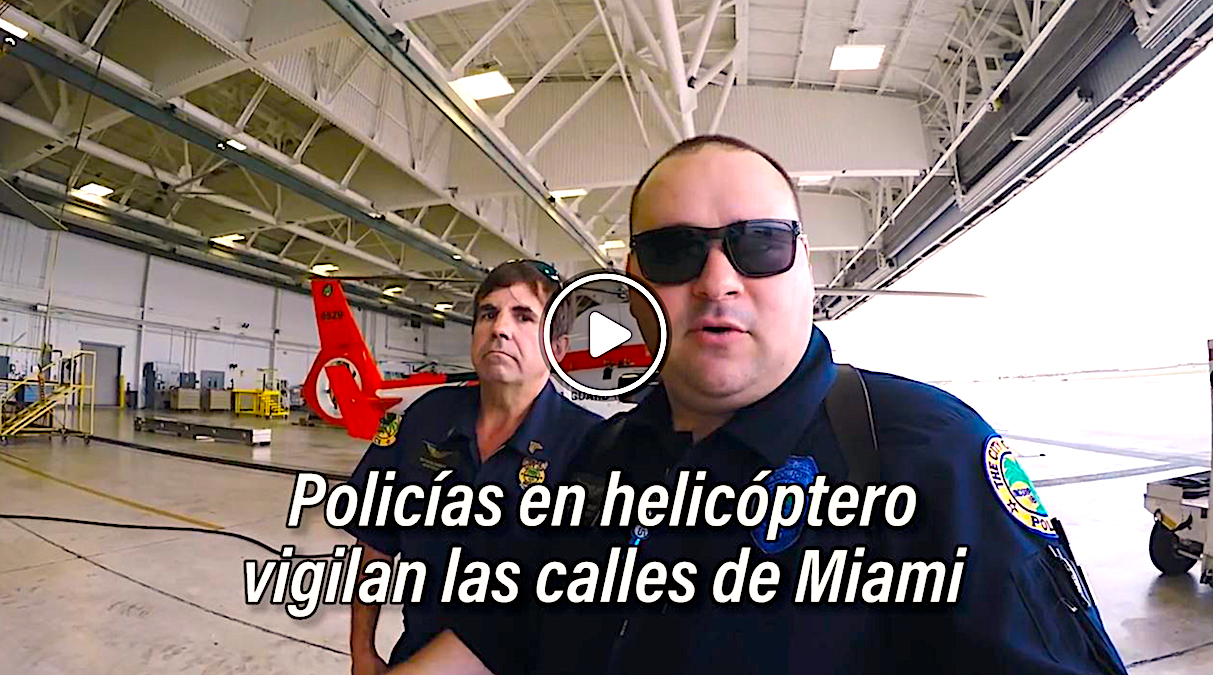 LOBOS DE MAR - Policia De Miami Usa Al 'Lobo Del Aire'