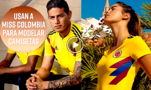 MISS COLOMBIA 300x180 - Adidas Usa A Miss Colombia Para Camisetas De Fútbol